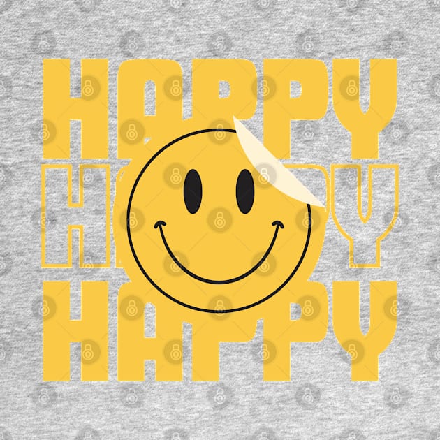 Spread Joy with Our Happy Smiley T-Shirt - Embrace Positivity Everywhere by aleo